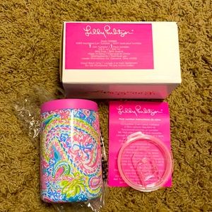 Lilly Pulitzer insulated can tumbler